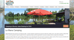 Desktop Screenshot of le-man-camping.co.uk