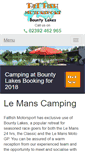 Mobile Screenshot of le-man-camping.co.uk