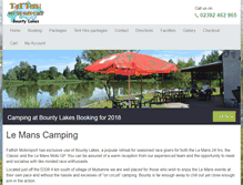 Tablet Screenshot of le-man-camping.co.uk